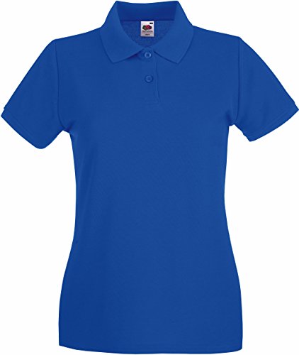 Damen Kurzarm Premium Polo T-Shirt Größen - Shirtarena Bündel von Fruit of the Loom