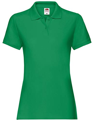 Fruit of the Loom Damen Premium Poloshirt Lady-Fit - Grün - XXL von Fruit of the Loom