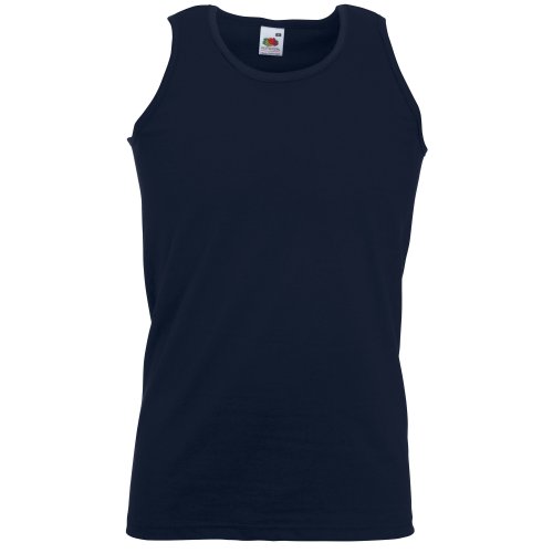 Fruit of the Loom Herren Tank Top Valueweight Athletic Vest 61-098-0 auch Farbsets M L XL XXL 3XL 4XL Deep Navy XL von Fruit of the Loom