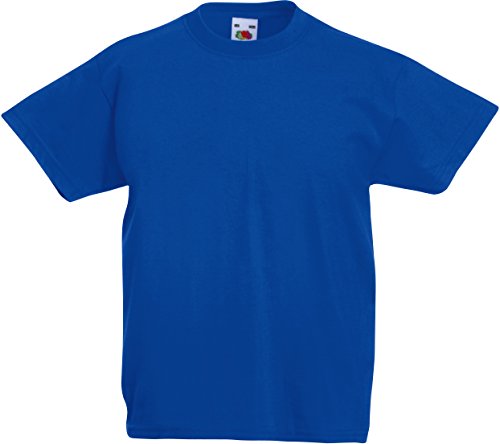 Fruit Of The Loom Childrens Valueweight T-Shirt-Royal-size7 to 8 von Fruit of the Loom