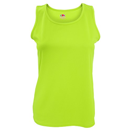 Fruit of the Loom Damen Tank Top Performance Vest Lady-Fit 61-418-0 Lime XXL von Fruit of the Loom