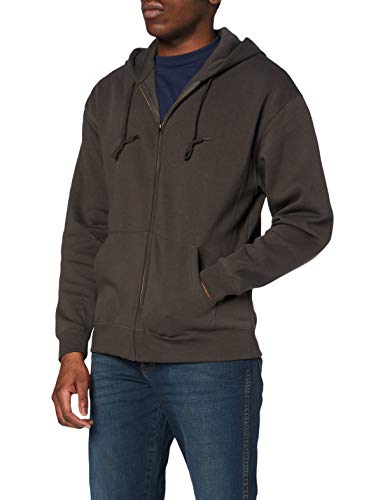 Fruit of the Loom Herren Zip Front Premium Kapuzenjacke, Grau (Grey), M von Fruit of the Loom