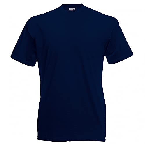 Fruit Of The Loom Herren Kurzarm T-Shirt X-Large,Blau - Deep Navy von Fruit of the Loom