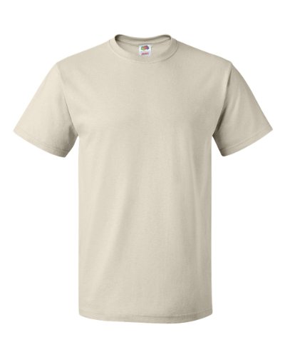 Fruit of the Loom Herren-T-Shirt, kurzärmlig, Grau, gebrochenes weiß, XL Fruit of the Loom Herren-T-Shirt, kurzärmlig, Grau, gebrochenes weiß, XL von Fruit of the Loom