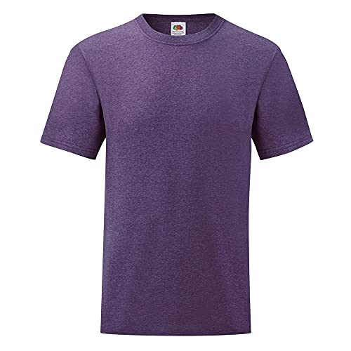 Fruit of the Loom Herren Ss021 M T-Shirt, violett, XL von Fruit of the Loom