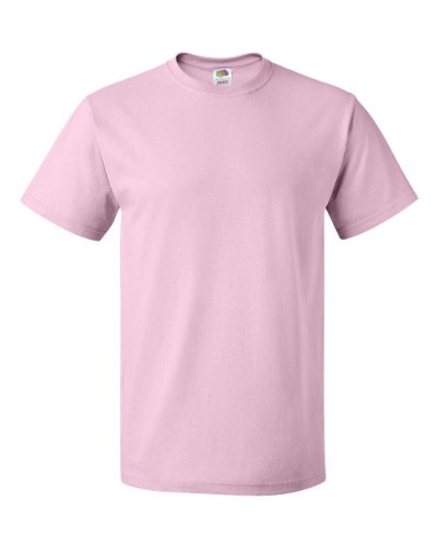 Fruit Of The Loom Herren Kurzarm T-Shirt XX-Large,Rosa - Light Pink von Fruit of the Loom