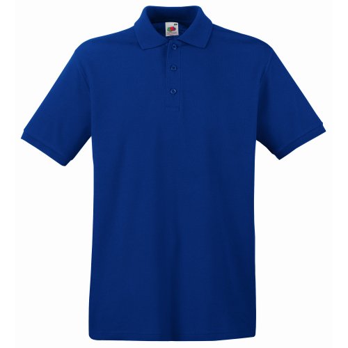 Fruit of the Loom Herren Poloshirt aus 100% Baumwolle Herren Blau Navy XL von Fruit of the Loom