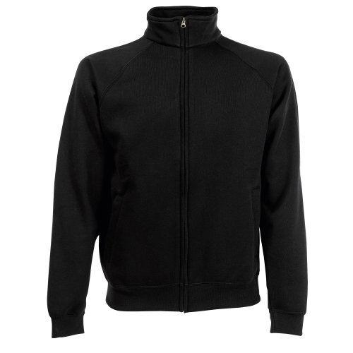 Fruit of the Loom Fruit of the Loom Herren Premium 70/30 Full Zip Sweatshirt Jacke 2XL Schwarz von Fruit of the Loom