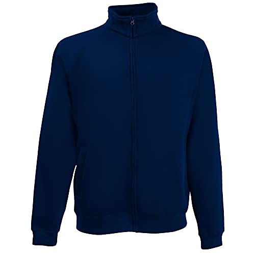 Classic Sweatjacke - Farbe: Deep Navy - Größe: L von Fruit of the Loom