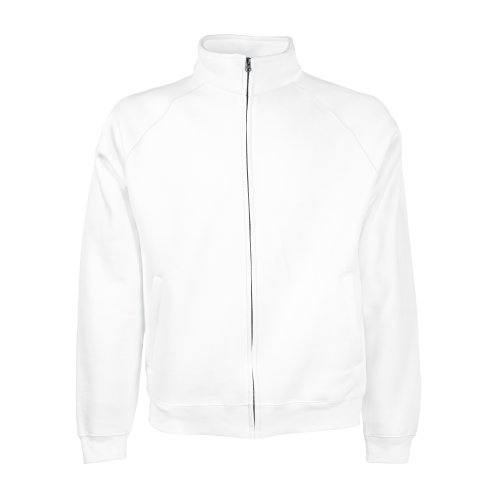 Classic Sweatjacke - Farbe: White - Größe: M von Fruit of the Loom