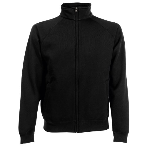 "Fruit of the Loom "Herren "Classic Sweatjacke - Farbe schwarz - Größe S von Fruit of the Loom