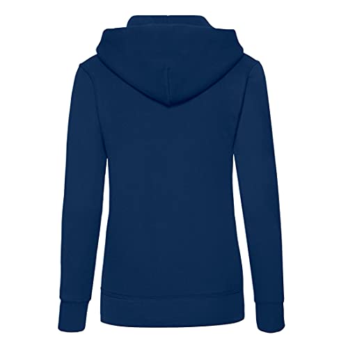Fruit of the Loom Damen Kapuzen-Sweatshirt Hoodie, Navy, 46 von Fruit of the Loom