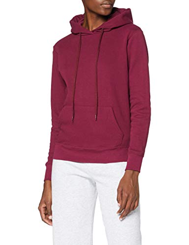 Classic Hooded Sweat Lady-Fit - Farbe: Burgundy - Größe: XXL von Fruit of the Loom