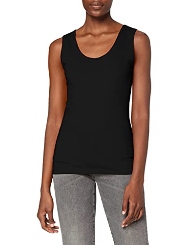 Fruit Of The Loom Lady-Fit Valueweight, Damen Tank-Top,Schwarz (Schwarz 36),Small von Fruit of the Loom