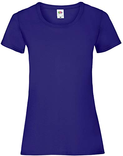 Fruit Of The Loom NEW Lady Fit Valueweight T-Shirt Purple XL von Fruit of the Loom