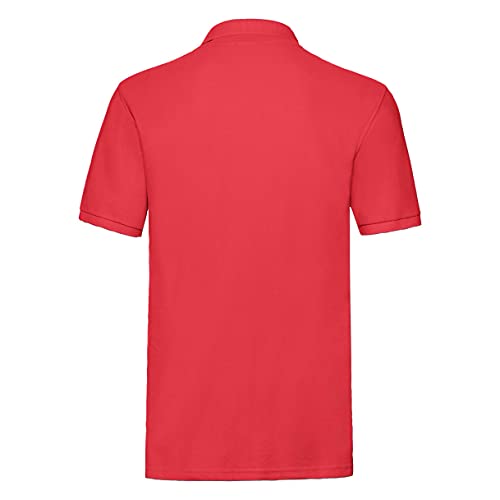 Fruit of the Loom Herren-Poloshirt, rot, XXL von Fruit of the Loom
