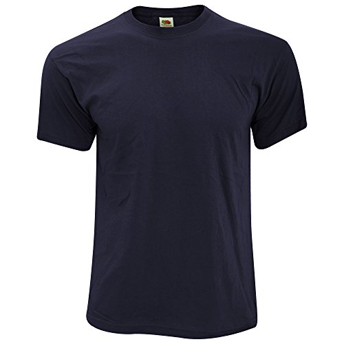 Fruit of the Loom T-Shirt, Marineblau, XXL von Fruit of the Loom