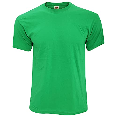 Fruit of the Loom T-Shirt, Kelly Green, M von Fruit of the Loom