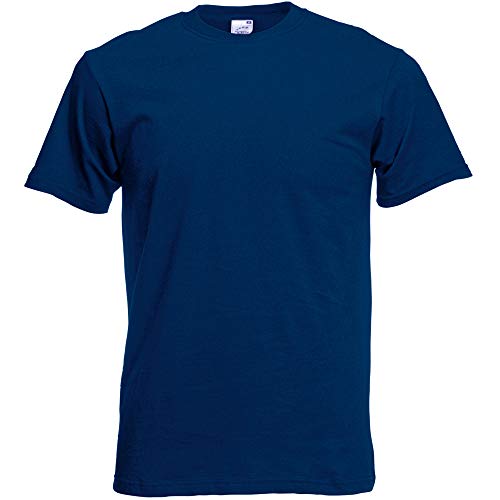 Fruit of the Loom Herren T-Shirt Original T 61-082-0 Deep Navy S von Fruit of the Loom