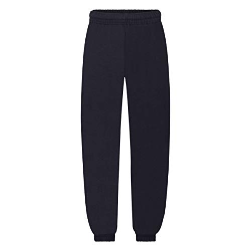 Fruit of the Loom Classic Elasticated Cuff Jog Pants Kids - Farbe: Deep Navy - Größe: 164 (14-15) von Fruit of the Loom