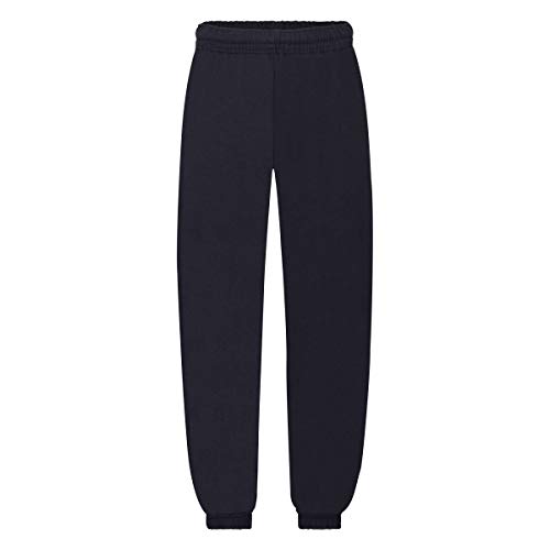 Fruit of the Loom Classic Elasticated Cuff Jog Pants Kids - Farbe: Deep Navy - Größe: 140 (9-11) von Fruit of the Loom