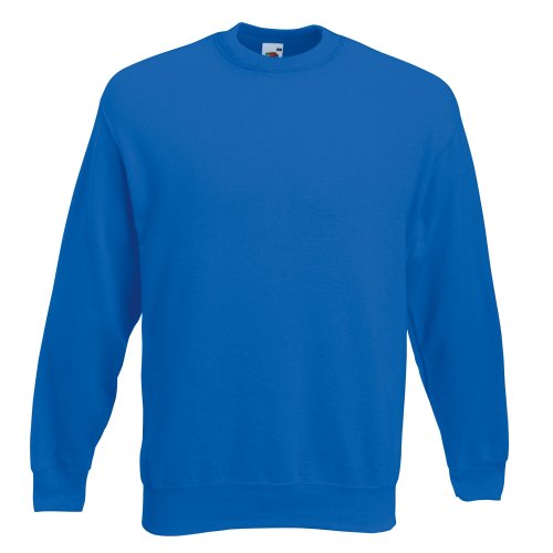 Fruit of the Loom Herren Sweatshirt Premium Set-In Sweat 62-154-0 Royal XXL von Fruit of the Loom