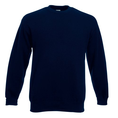 Fruit of the Loom Herren Sweatshirt Premium Set-In Sweat 62-154-0 Deep Navy L von Fruit of the Loom