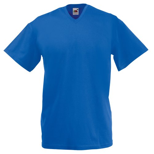 Fruit of the Loom Herren T-Shirt Valueweight V-Neck T 61-066-0 Royal XL von Fruit of the Loom
