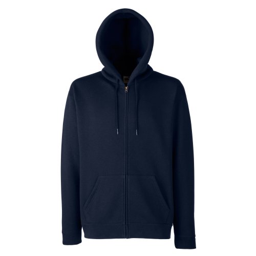 Fruit of the Loom Classic Hooded Sweatjacke - Farbe: Deep Navy - Größe: XXL von Fruit of the Loom