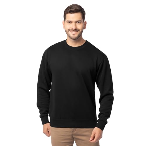 Fruit of the Loom Men's Eversoft Fleece Sweatshirts & Hoodies, Sweatshirt-Black, XX-Large von Fruit of the Loom