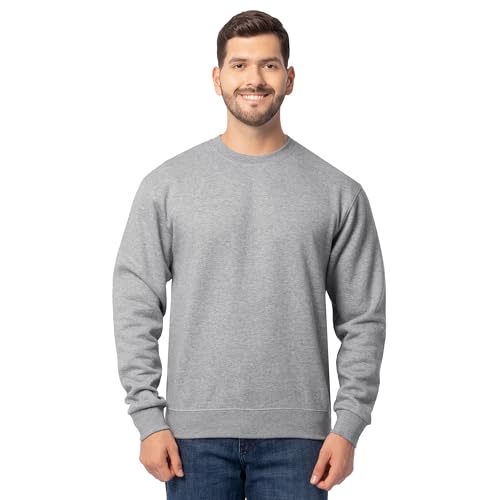 Fruit of the Loom Men's Eversoft Fleece Sweatshirts & Hoodies, Sweatshirt-Grey Heather, X-Large von Fruit of the Loom