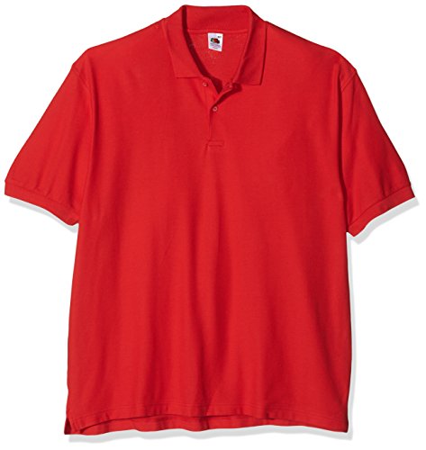 Fruit of the Loom Premium Polo - Farbe: Red - Größe: M von Fruit of the Loom