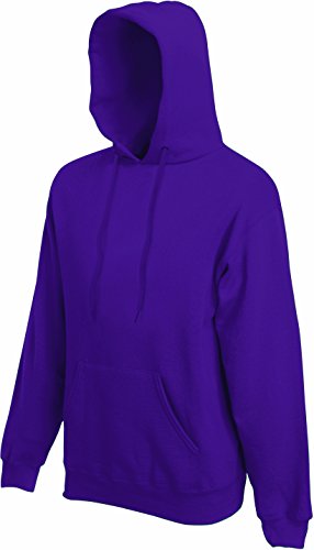 Fruit of the Loom Classic Hooded Sweat - Farbe: Purple - Größe: XL von Fruit of the Loom