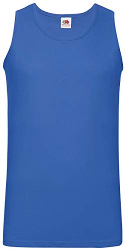 Fruit of the Loom 10er Pack Valueweight Athletic Vest Unterhemd, Größe:S, Farbe:royal von Fruit of the Loom