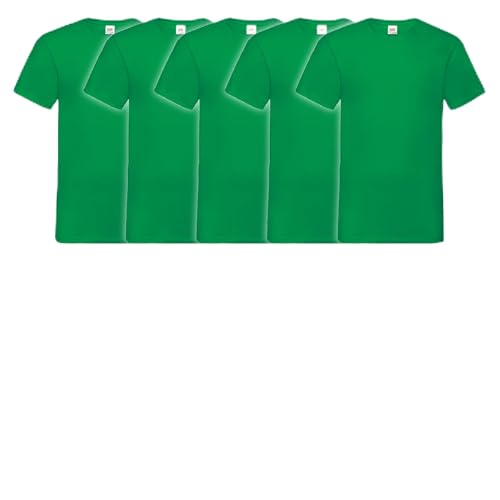 Fruit of the Loom 10er Pack Valueweight V-Neck T, Größe:M, Farbe:10x maigrün von Fruit of the Loom