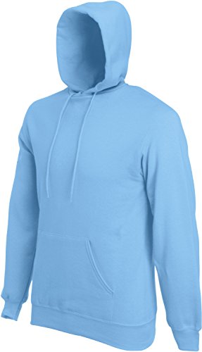 Fruit of the Loom 12208U Herren Kaputzenpulli, Blau, XL / 54 von Fruit of the Loom