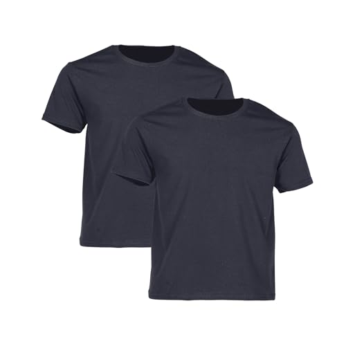 Fruit of the Loom 2er-Pack Iconic Kinder T-Shirt, Deep Navy, 152 Fruit of the Loom 2er-Pack Iconic Kinder T-Shirt, Deep Navy, 152 von Fruit of the Loom