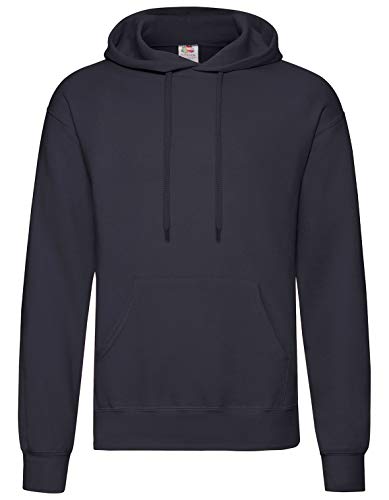 Fruit of the Loom 3er Pack Classic Hooded Sweat Unisex Kapuzenpullover NEU, Farbe:deep Navy, Größe:2XL von Fruit of the Loom