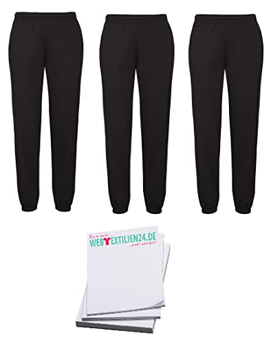 Fruit of the Loom 3er Set Jogginghose Classic Elasticated Jog Pants Vorteilspack von Fruit of the Loom
