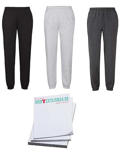 Fruit of the Loom 3er Set Jogginghose Classic Elasticated Jog Pants Vorteilspack von Fruit of the Loom