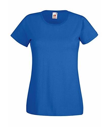 Fruit of the Loom 5er Pack Damen T-Shirt Größe L Farbe Royalblau von Fruit of the Loom