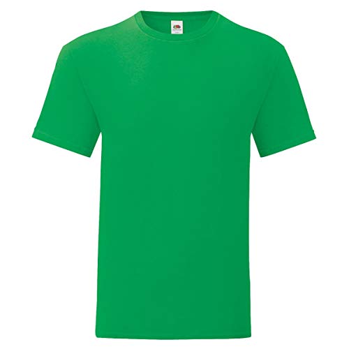 Fruit of the Loom 5er Pack Iconic T Herren T-Shirt Mehrpack Größe S - 5XL, Farbe:maigrün, Größe:2XL von Fruit of the Loom