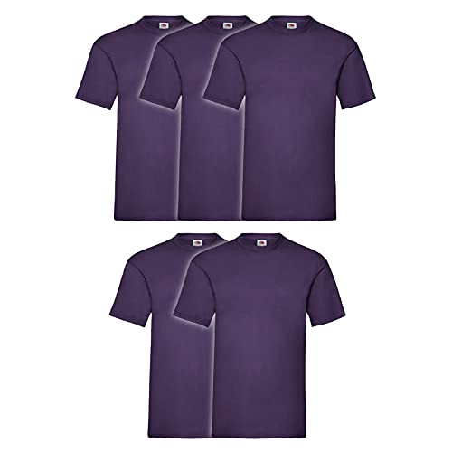 Fruit of the Loom 5er Pack Valueweight T Kids Kinder T-Shirt, Größe:128, Farbe:5X violett Fruit of the Loom 5er Pack Valueweight T Kids Kinder T-Shirt, Größe:128, Farbe:5X violett von Fruit of the Loom