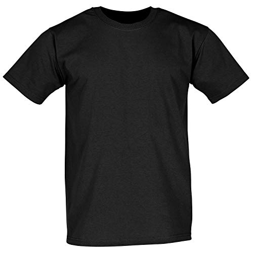 Fruit of the Loom Valueweight Herren-T-Shirt, kurzärmelig, 5 Stück, Deepblack (37), 4XL von Fruit of the Loom
