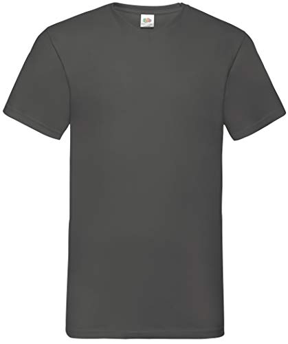 Fruit of the Loom 5er Pack Valueweight V-Neck T Unisex T-Shirt V Ausschnitt Mehrpack NEU, Größe:L, Farbe:Graphit Fruit of the Loom 5er Pack Valueweight V-Neck T Unisex T-Shirt V Ausschnitt Mehrpack NEU, Größe:L, Farbe:Graphit von Fruit of the Loom