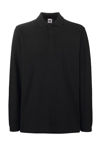 Fruit of the Loom 63 – 310 – 0 – Premium Long Sleeve Polo Gr. M, schwarz Fruit of the Loom 63 – 310 – 0 – Premium Long Sleeve Polo Gr. M, schwarz von Fruit of the Loom