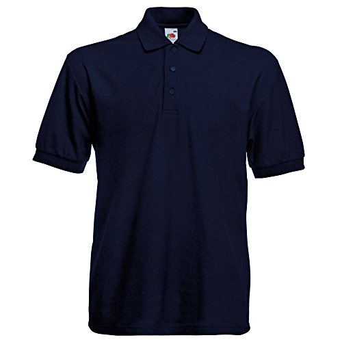 Fruit of the Loom 65/35 Heavy Polo - Farbe: Deep Navy - Größe: XXL von Fruit of the Loom