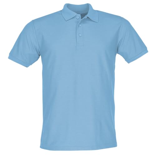 Fruit of the Loom 65/35 Polo + GRATIS MyShirt Stoffbeutel, Farbe:Pastellblau + GRATIS MyShirt Stoffbeutel, Größe:3XL Fruit of the Loom 65/35 Polo + GRATIS MyShirt Stoffbeutel, Farbe:Pastellblau + GRATIS MyShirt Stoffbeutel, Größe:3XL von Fruit of the Loom