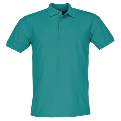 Fruit of the Loom 65/35 Polo + GRATIS MyShirt Stoffbeutel, Farbe:maigrün + GRATIS MyShirt Stoffbeutel, Größe:3XL von Fruit of the Loom
