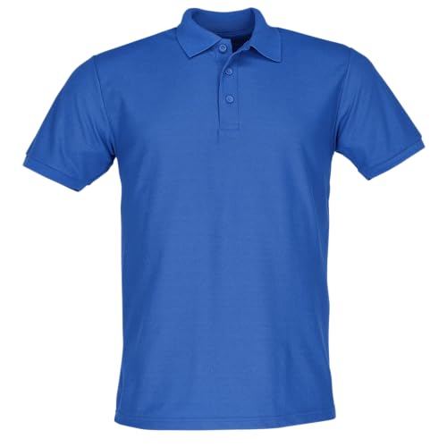 Fruit of the Loom 65/35 Polo + GRATIS MyShirt Stoffbeutel, Farbe:royal + GRATIS MyShirt Stoffbeutel, Größe:XL von Fruit of the Loom